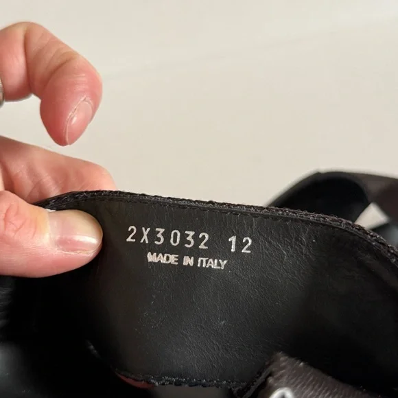 NEW Prada Nastro web logo crossover leather sandals display picture 1